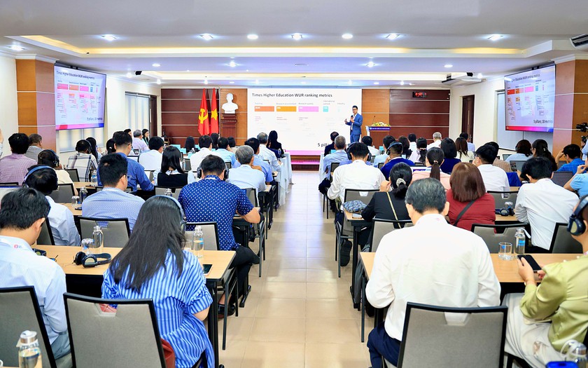 Đại học Quốc gia Thành phố Hồ Chí Minh hội thảo về xu hướng quốc tế trong đánh giá, xếp hạng đại học - Ảnh 1.