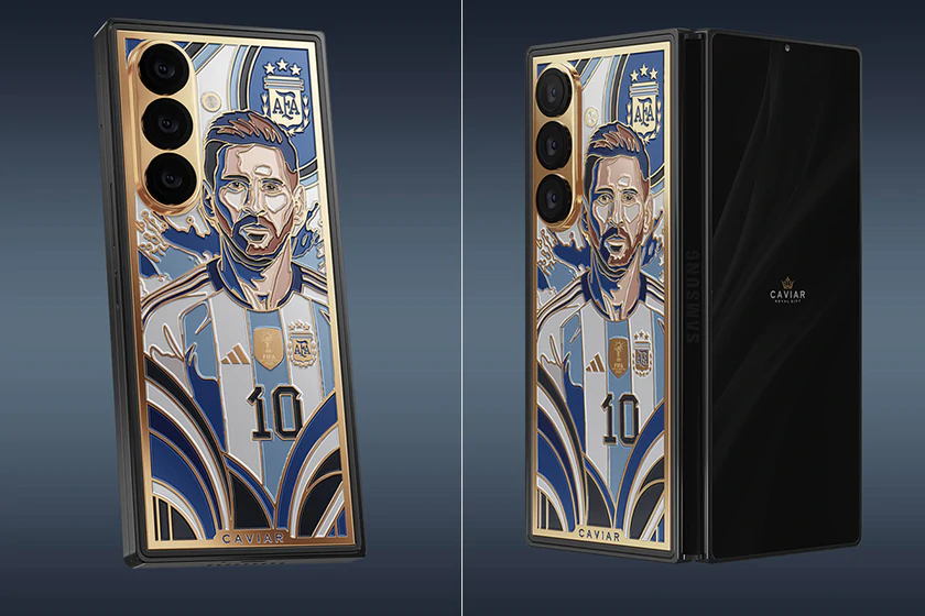 Galaxy Z Fold 8 Ultra bản Messi v&agrave; iPhone 17 Pro bản Ronaldo: Gi&aacute; ngang xe hơi, sản xuất chỉ 19 chiếc - Ảnh 2.