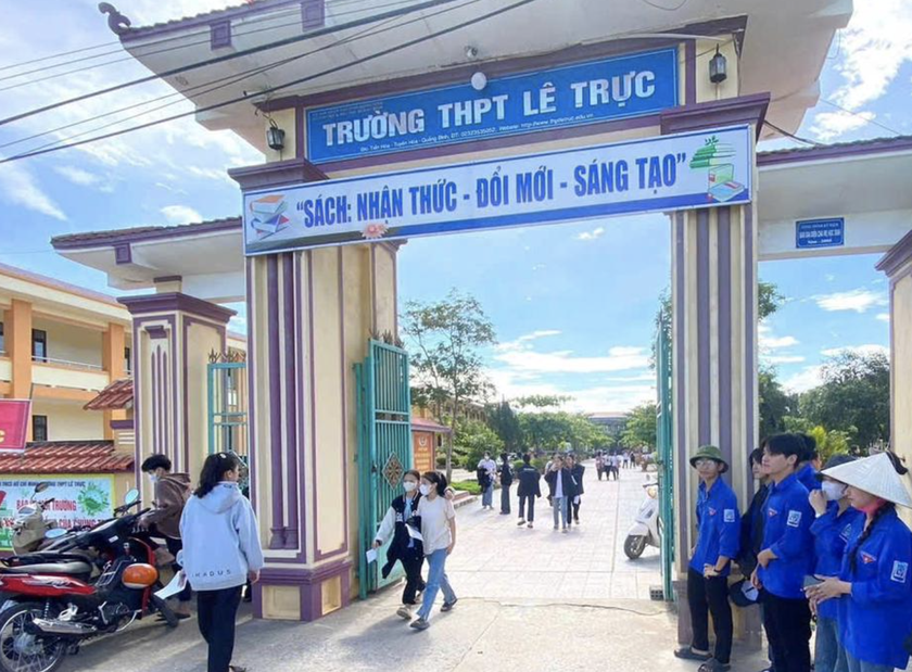 Bộ Giáo dục và Đào tạo chỉ đạo xử lý nghiêm vụ gian lận thi tốt nghiệp trung học phổ thông ở Quảng Trị - Ảnh 1.