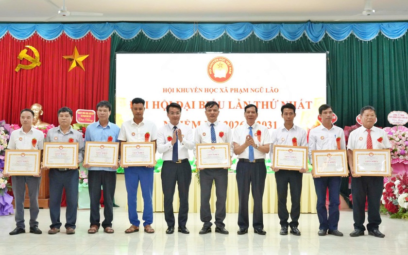 Hội Khuyến học xã Phạm Ngũ Lão (Hưng Yên) tổ chức Đại hội đại biểu lần thứ I, nhiệm kỳ 2026-2031 - Ảnh 5.