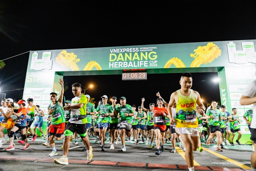 VnExpress Đà Nẵng International Marathon Herbalife Cup 2026 thu hút hơn 13.000 vận động viên tham gia - Ảnh 1.