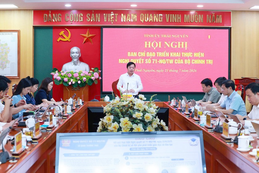 Thái Nguyên: Lấy chất lượng làm thước đo trong triển khai đột phá phát triển giáo dục - Ảnh 1.