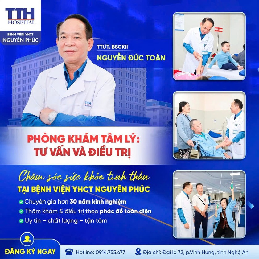 Bệnh viện YHCT Ph&uacute;c Nguy&ecirc;n: Chăm s&oacute;c sức khoẻ tinh thần - Mảnh gh&eacute;p quan trọng trong điều trị to&agrave;n diện - Ảnh 1.