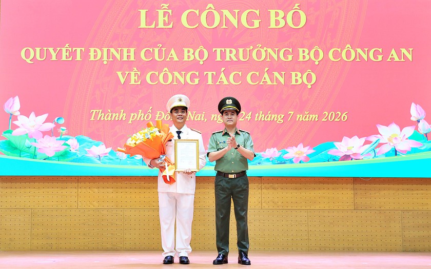 Bổ nhiệm Đại t&aacute; Trần Trọng Thủy l&agrave;m Ph&oacute; Gi&aacute;m đốc C&ocirc;ng an Đồng Nai - Ảnh 1.