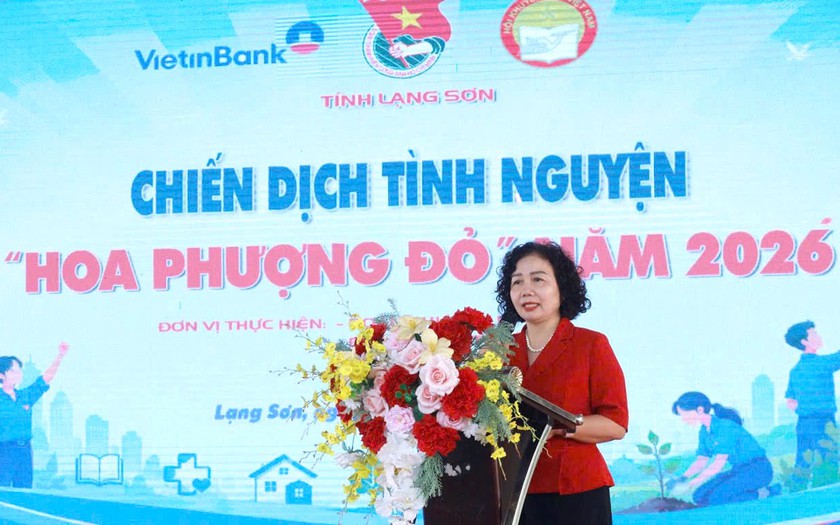 Hội Khuyến học tỉnh Lạng Sơn phối hợp với Tỉnh đoàn tổ chức Chương trình Chiến dịch tình nguyện "Hoa phượng đỏ" năm 2026 - Ảnh 1.