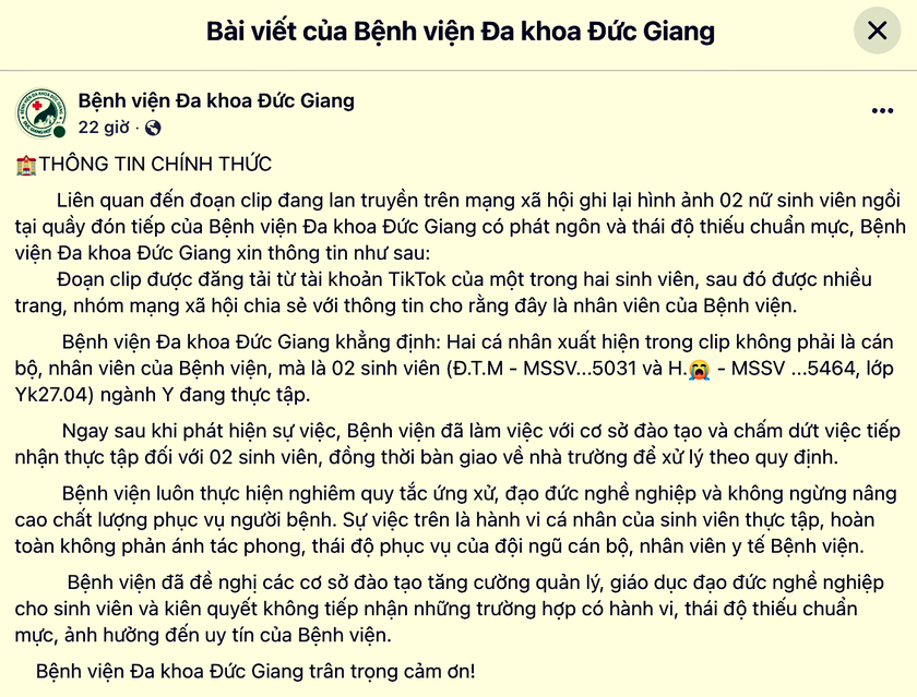 Sinh vi&ecirc;n y khoa dọa "ti&ecirc;m thuốc độc" tr&ecirc;n TikTok: B&aacute;o động khoảng trống y đức - Ảnh 2.