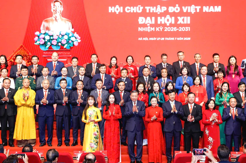 Tổng B&iacute; thư, Chủ tịch nước T&ocirc; L&acirc;m l&agrave;m Chủ tịch danh dự Hội Chữ thập đỏ Việt Nam - Ảnh 3.