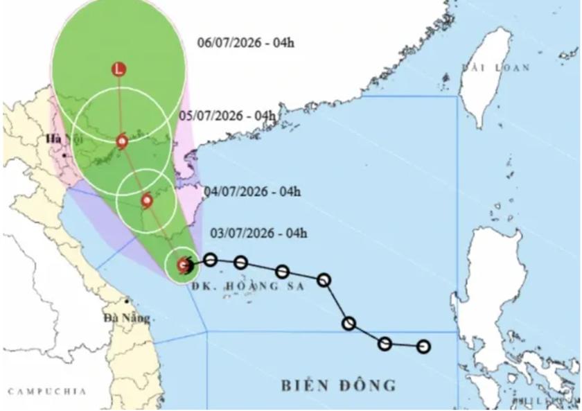Bão số 1 và đợt mưa lớn tại Bắc Bộ kéo dài bao nhiêu ngày?- Ảnh 1.