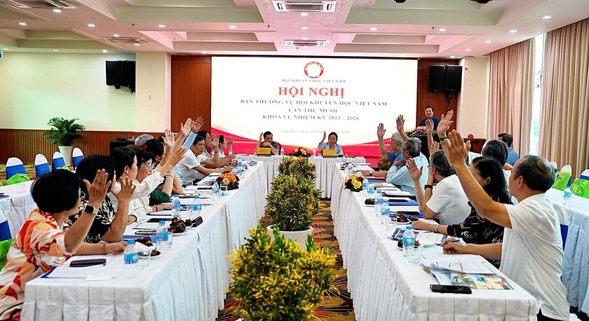 Hội nghị Ban Thường vụ Trung ương Hội Khuyến học Việt Nam lần thứ Mười: Chuẩn bị cho đại hội nhiệm kỳ VII - Ảnh 13.