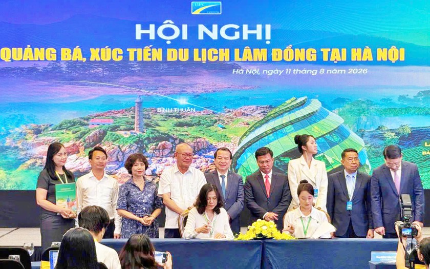 Hội nghị Quảng b&aacute;, x&uacute;c tiến du lịch L&acirc;m Đồng tại H&agrave; Nội - Ảnh 1.