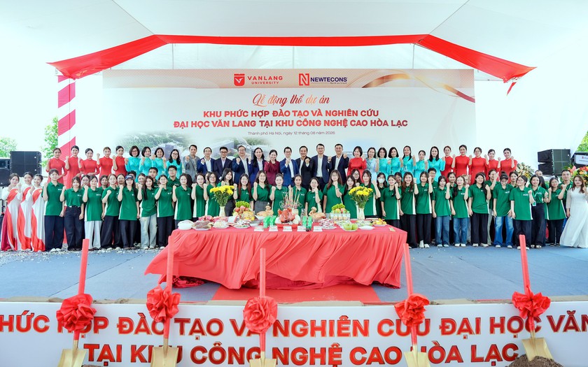 Trường Đại học Văn Lang khởi động Dự &aacute;n Khu Đ&agrave;o tạo v&agrave; Nghi&ecirc;n cứu tại Khu C&ocirc;ng nghệ cao H&ograve;a Lạc - Ảnh 1.