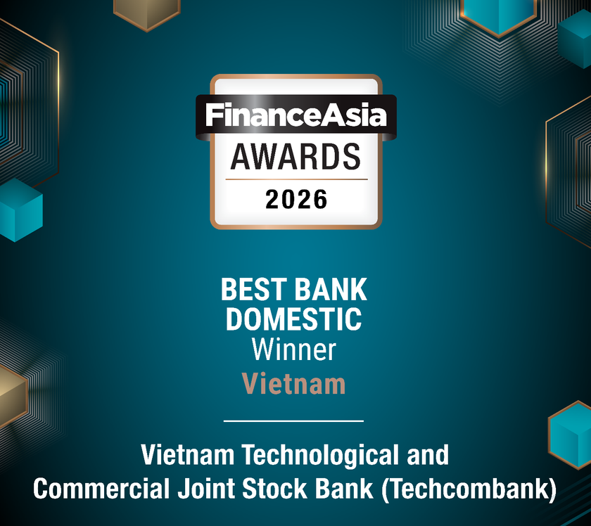 Techcombank lập kỷ lục 4 năm li&ecirc;n tiếp được vinh danh &ldquo;Ng&acirc;n h&agrave;ng tốt nhất Việt Nam&rdquo; bởi FinanceAsia - Ảnh 2.