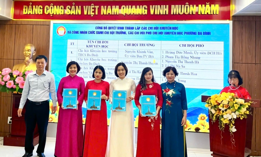 Hội Khuyến học phường Ba Đình kiện toàn tổ chức, củng cố bộ máy cơ sở - Ảnh 3.