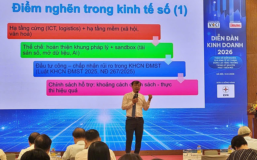Diễn đ&agrave;n kinh doanh 2026 th&aacute;o gỡ điểm nghẽn kinh tế số  - Ảnh 2.