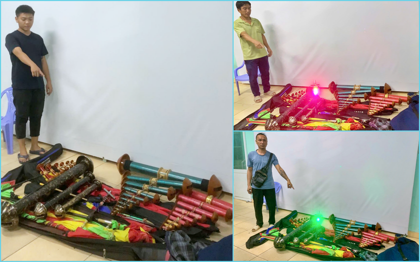 Cận cảnh "con diều khủng" thả gần s&acirc;n bay T&acirc;n Sơn Nhất uy hiếp an to&agrave;n bay - Ảnh 1.