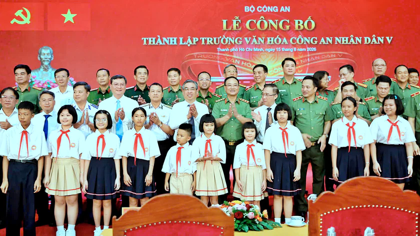 Thành lập Trường Văn hóa Công an nhân dân V - Ảnh 1.