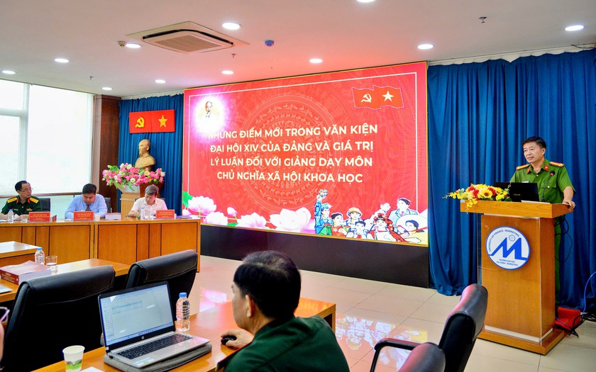 Vận dụng Văn kiện Đại hội XIV Đảng v&agrave;o thực tiễn giảng dạy L&yacute; luận ch&iacute;nh trị - Ảnh 3.