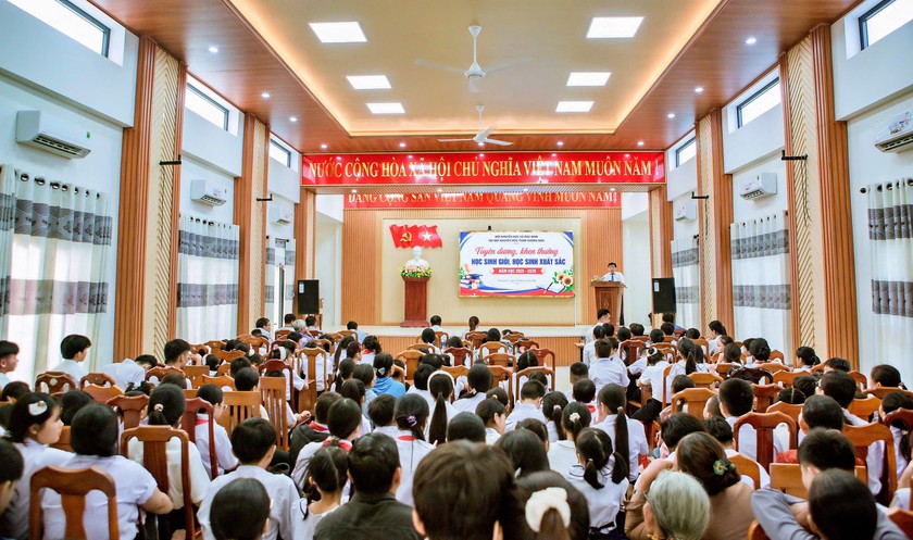 Lan tỏa tinh thần khuyến học, khuyến t&agrave;i trong cộng đồng th&ocirc;n Dương Đ&agrave;n - Ảnh 1.