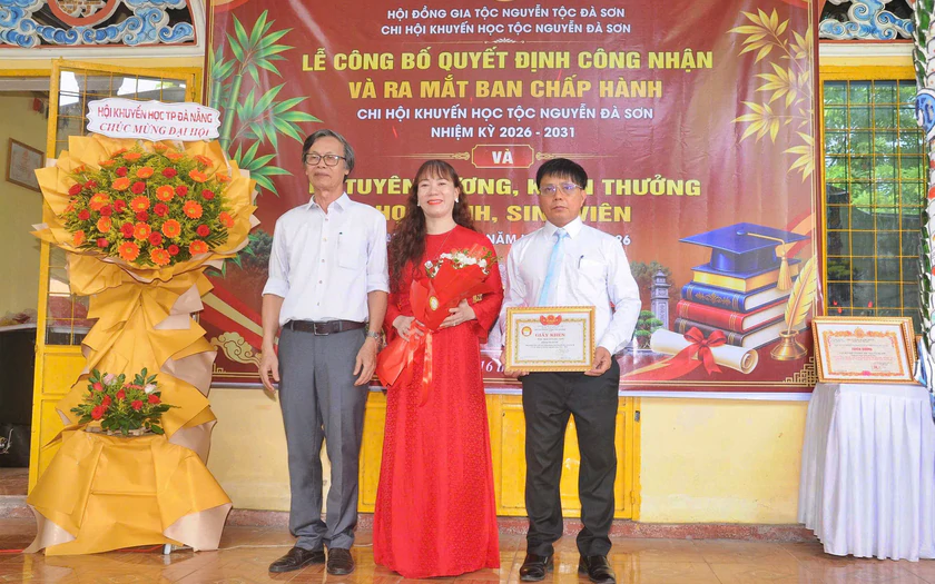 D&ograve;ng họ Nguyễn Đ&agrave; Sơn, Đ&agrave; Nẵng ra mắt ban chấp h&agrave;nh Chi hội Khuyến học - Ảnh 2.