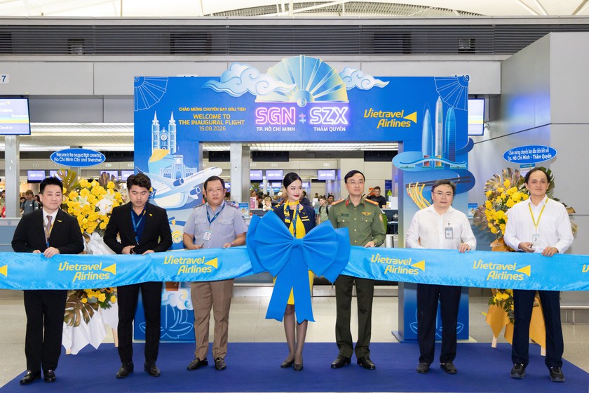 Vietravel Airlines khai trương đường bay thẳng Th&agrave;nh phố Hồ Ch&iacute; Minh &ndash; Th&acirc;m Quyến, mở rộng kết nối Việt Nam &ndash; Trung Quốc - Ảnh 1.