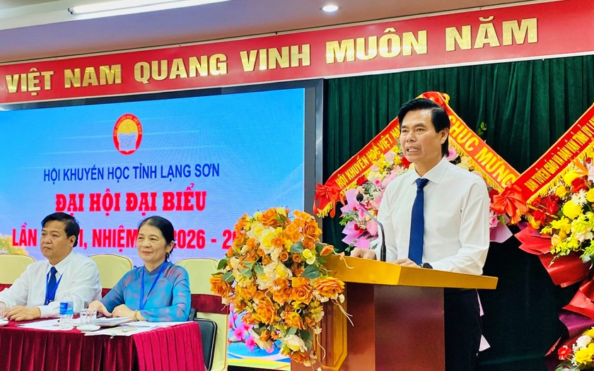 Đại hội Hội Khuyến học tỉnh Lạng Sơn lần thứ VI: Đẩy mạnh học tập suốt đời gắn với chuyển đổi số - Ảnh 7.