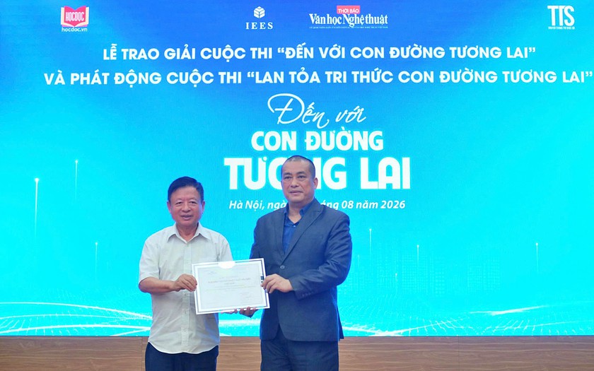 Trao giải Cuộc thi "Đến với Con đường tương lai" v&agrave; Ph&aacute;t động Cuộc thi "Lan tỏa tri thức Con đường tương lai" - Ảnh 4.