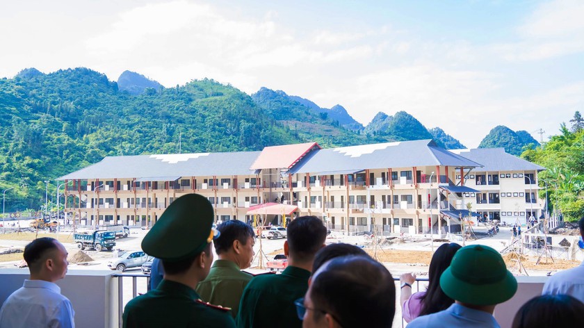 Ng&ocirc;i trường nội tr&uacute; bi&ecirc;n giới sẽ l&agrave; điểm cầu truyền h&igrave;nh ch&iacute;nh lễ khai giảng năm học mới cả nước sắp ho&agrave;n thiện - Ảnh 10.