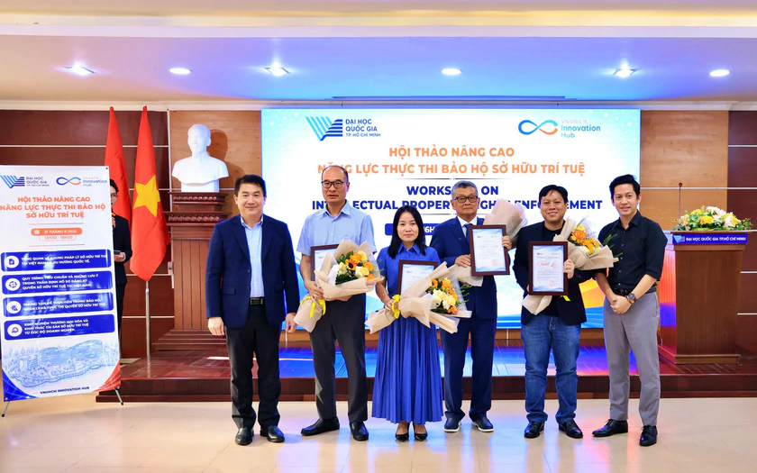 Đại học Quốc gia Th&agrave;nh phố Hồ Ch&iacute; Minh n&acirc;ng cao năng lực thực thi bảo hộ sở hữu tr&iacute; tuệ - Ảnh 1.