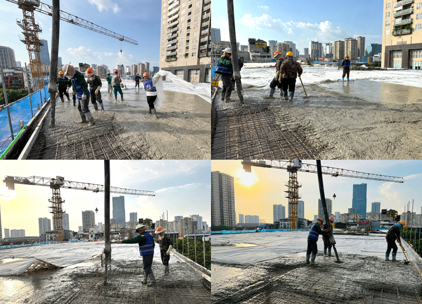 C&ocirc;ng tr&igrave;nh trường học tại Tổ hợp Times Square H&agrave; Nội ch&iacute;nh thức cất n&oacute;c v&agrave; tăng tốc ho&agrave;n thiện- Ảnh 2.