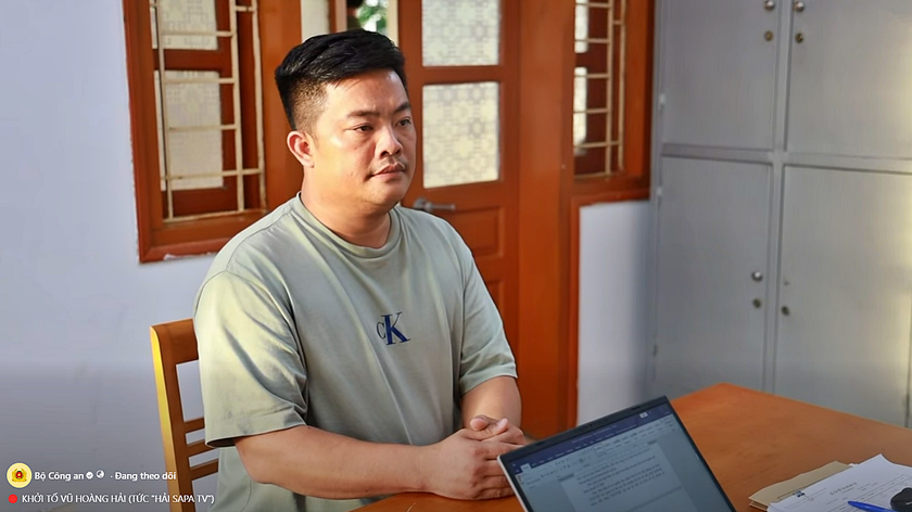 Vũ Ho&agrave;ng Hải (Hải SAPA TV) bị khởi tố với 2 tội danh - Ảnh 1.