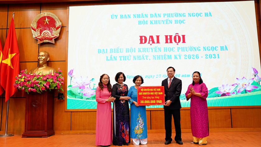 Hội Khuyến học phường Ngọc Hà tổ chức Đại hội đại biểu lần thứ nhất, nhiệm kỳ 2026-2031 - Ảnh 7.