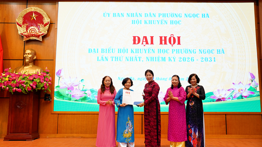 Hội Khuyến học phường Ngọc Hà tổ chức Đại hội đại biểu lần thứ nhất, nhiệm kỳ 2026-2031 - Ảnh 8.