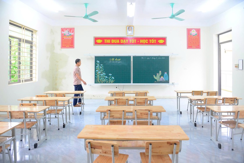 C&aacute;c trường học ở v&ugrave;ng cao Thanh H&oacute;a sẵn s&agrave;ng bước v&agrave;o năm học mới - Ảnh 6.