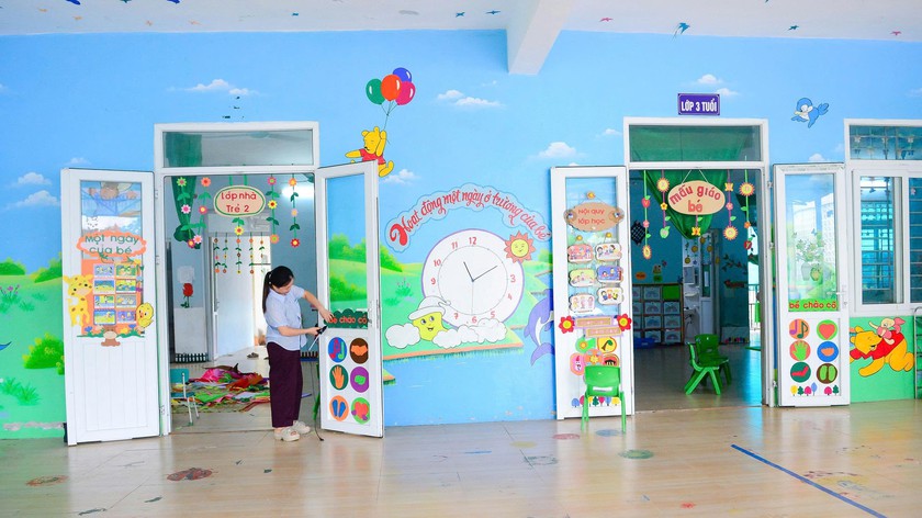 C&aacute;c trường học ở v&ugrave;ng cao Thanh H&oacute;a sẵn s&agrave;ng bước v&agrave;o năm học mới - Ảnh 4.