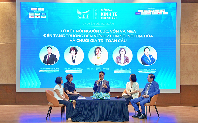 Diễn đ&agrave;n Kinh tế Thủ đ&ocirc; kết nối doanh nghiệp, th&uacute;c đẩy đầu tư v&agrave; hợp t&aacute;c, tham gia chuỗi gi&aacute; trị to&agrave;n cầu - Ảnh 1.