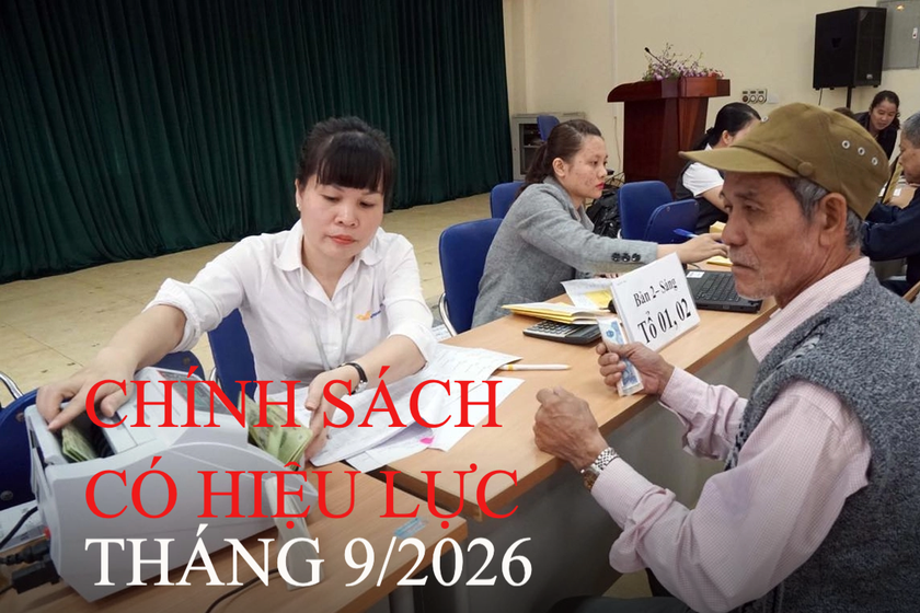 Những ch&iacute;nh s&aacute;ch nổi bật c&oacute; hiệu lực từ th&aacute;ng 9/2026 - Ảnh 1.