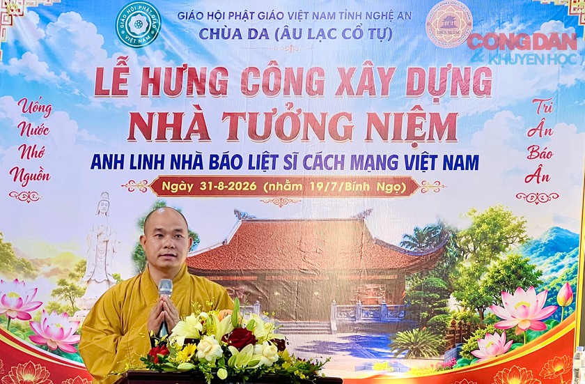 Lễ hưng công xây dựng nhà tưởng niệm anh linh nhà báo liệt sĩ cách mạng Việt Nam - Ảnh 1.