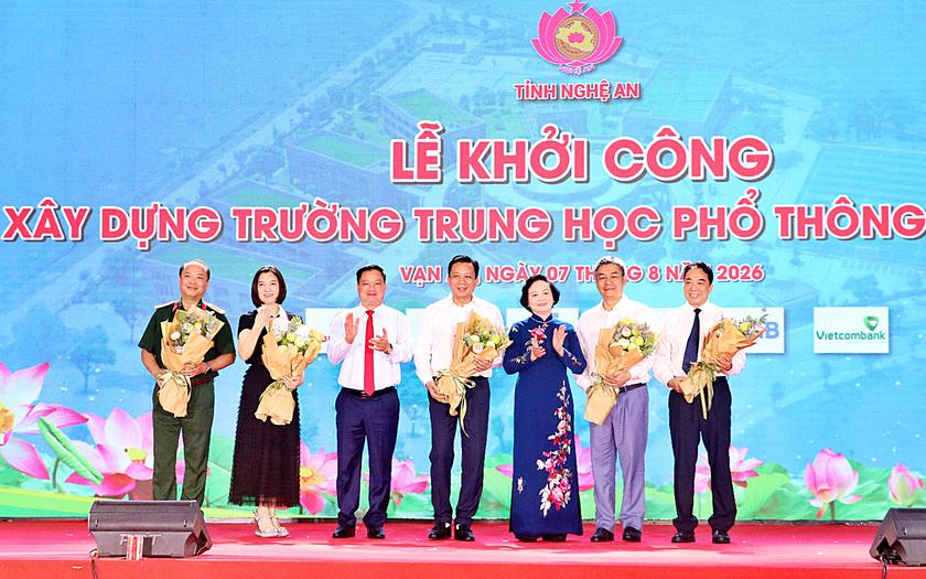 Nghệ An khởi c&ocirc;ng x&acirc;y dựng trường THPT Nam Đ&agrave;n 1 gần 300 tỉ đồng - Ảnh 6.