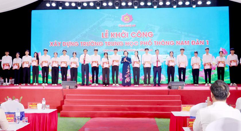 Nghệ An khởi c&ocirc;ng x&acirc;y dựng trường THPT Nam Đ&agrave;n 1 gần 300 tỉ đồng - Ảnh 5.
