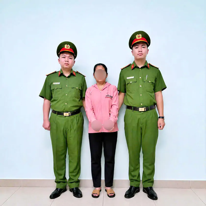 Bắt khẩn cấp bảo mẫu trường mầm non bắn d&acirc;y thun v&agrave;o ch&acirc;n trẻ - Ảnh 1.