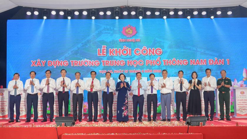 Petrovietnam đồng h&agrave;nh x&acirc;y dựng Trường THPT Nam Đ&agrave;n 1 - Ảnh 1.