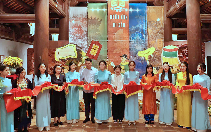 Triển l&atilde;m "Ng&agrave;n năm di sản" t&ocirc;n vinh vẻ đẹp di sản Việt Nam - Ảnh 1.