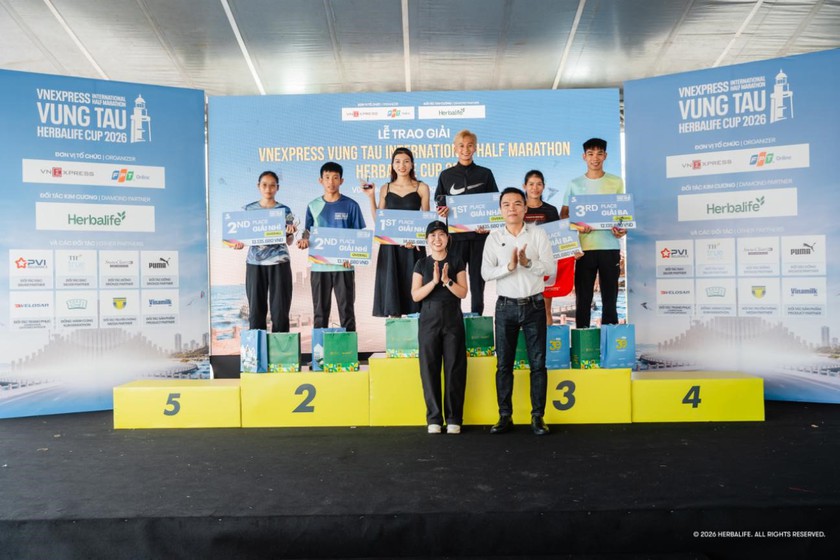 VnExpress Vung Tau International Half Marathon Herbalife Cup 2026 thu h&uacute;t 8.000 vận động vi&ecirc;n - Ảnh 5.