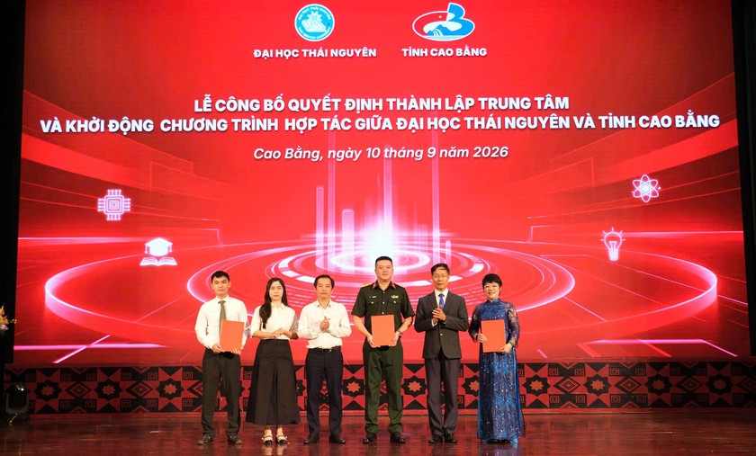 Đại học Th&aacute;i Nguy&ecirc;n th&agrave;nh lập trung t&acirc;m đổi mới s&aacute;ng tạo tại Cao Bằng - Ảnh 6.
