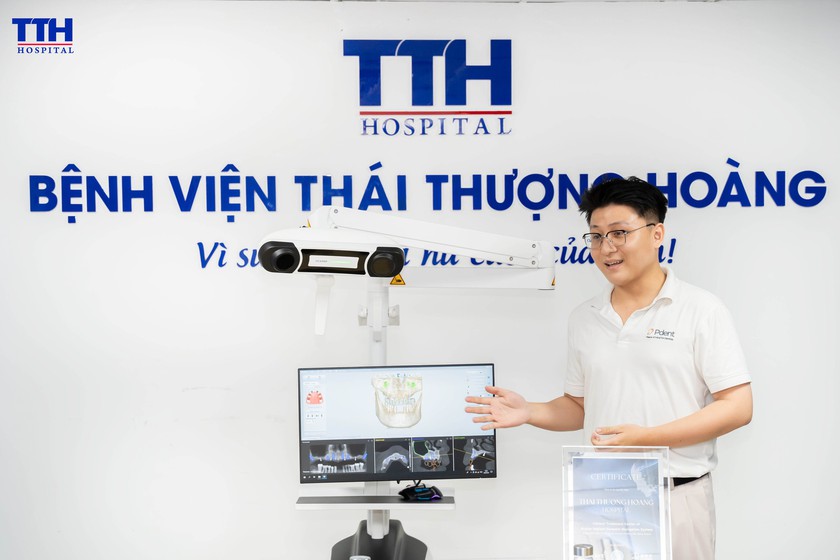 Miễn ph&iacute; 100% cơ hội trải nghiệm c&ocirc;ng nghệ AI "GPS" dẫn đường trong trồng răng Implant tại BV Th&aacute;i Thượng Ho&agrave;ng - Ảnh 1.