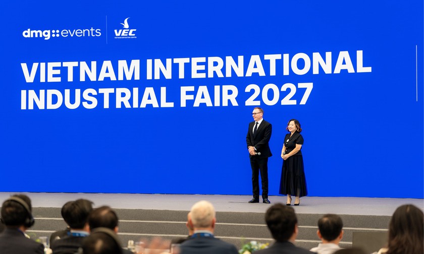 VEC v&agrave; dmg events c&ocirc;ng bố hợp t&aacute;c chiến lược, đưa Triển l&atilde;m Quốc tế C&ocirc;ng nghiệp Việt Nam bước v&agrave;o chương ph&aacute;t triển mới- Ảnh 1.