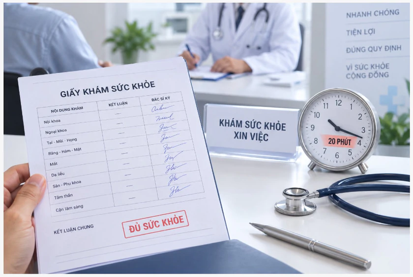 Bộ Y tế y&ecirc;u cầu chấn chỉnh việc cấp giấy kh&aacute;m sức khỏe - Ảnh 1.