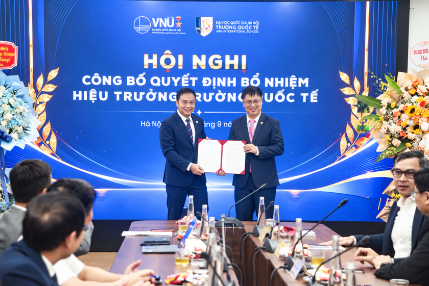 PGS.TS Nguyễn Anh Tuấn l&agrave;m Hiệu trưởng Trường Quốc tế - Ảnh 1.