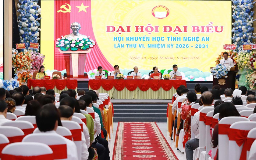 &Ocirc;ng Nguyễn Thanh Hiền t&aacute;i đắc cử Chủ tịch Hội Khuyến học tỉnh Nghệ An - Ảnh 1.