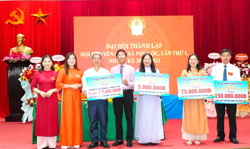 Ra mắt Hội Khuyến học x&atilde; Ph&uacute; Lộc nhiệm kỳ 2026-2031 - Ảnh 4.